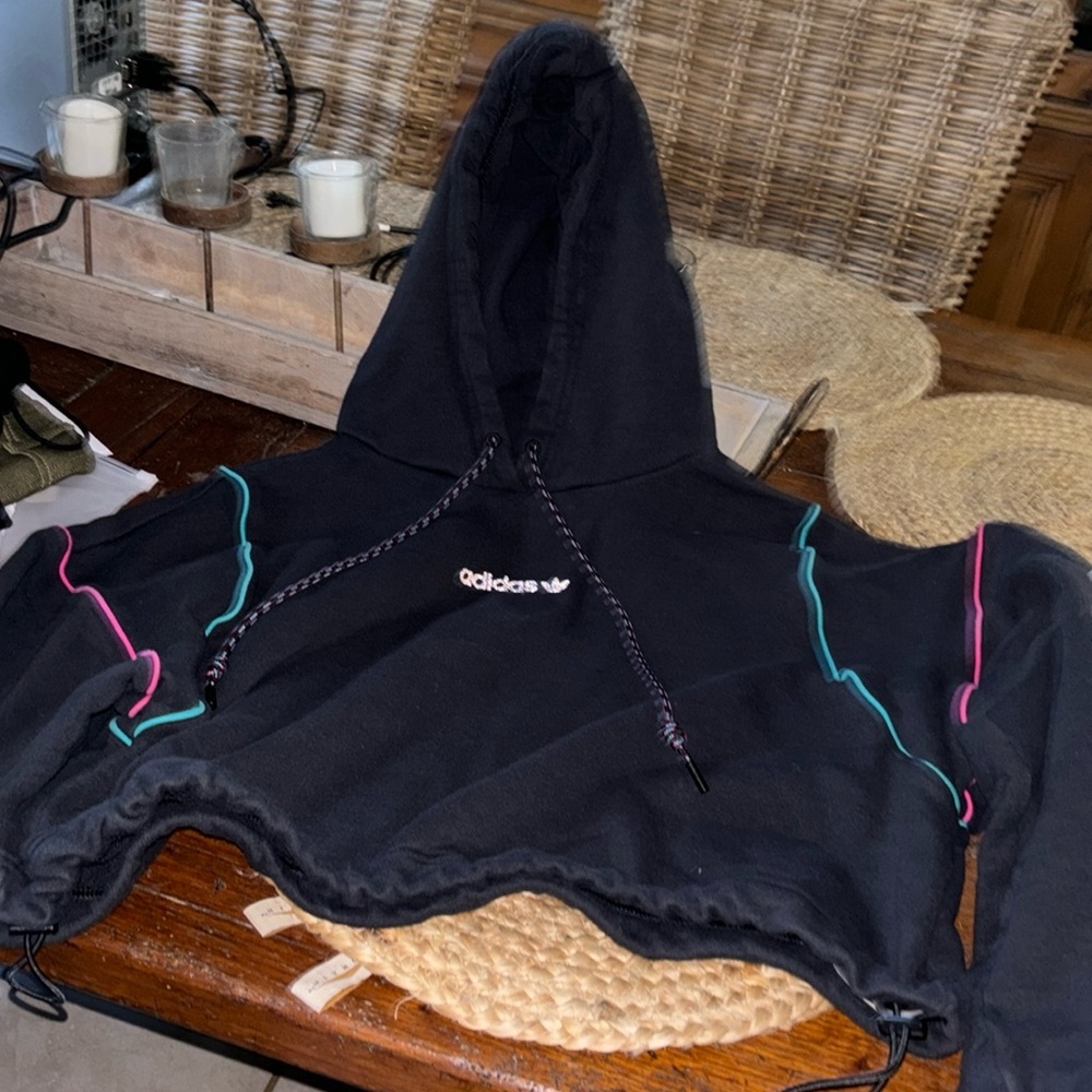 Adidas crop hoodie